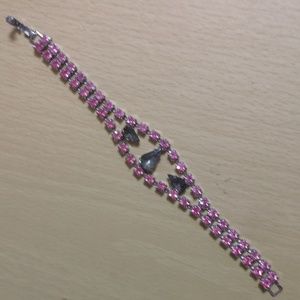 Vintage 67 Years Old Rhinestone Bracelet